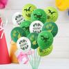 1 Set 12Inch Emulsion Dinosaur Balloon Set Happy Festival Birthday Balloons Kit for Home