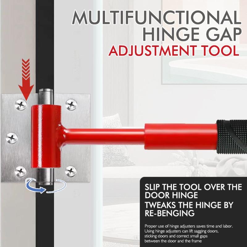 4-in-1 Hinge Gap Adjustment Tool - Heavy-Duty Household Wrench, Multi-Functional Hardware Tool Practical Repair Accessory