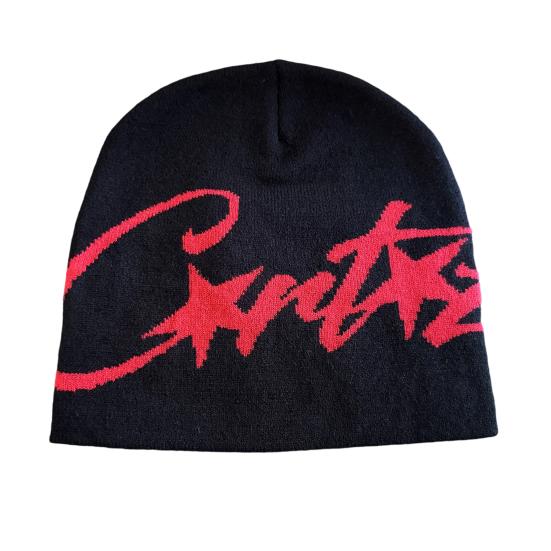 Winter Knitting Hat Letter Print Windproof Warm Hat Soft Elastic Design Brimless Autumn Winter Hat Outdoor Wear