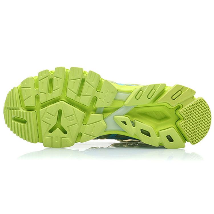 Li Ning Furious Rider 2019 Беговые кроссовки Мужские Низкие Зеленые ARZP009-5