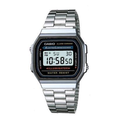 Мужские цифровые часы Casio A168WA-1 – Классические ретро