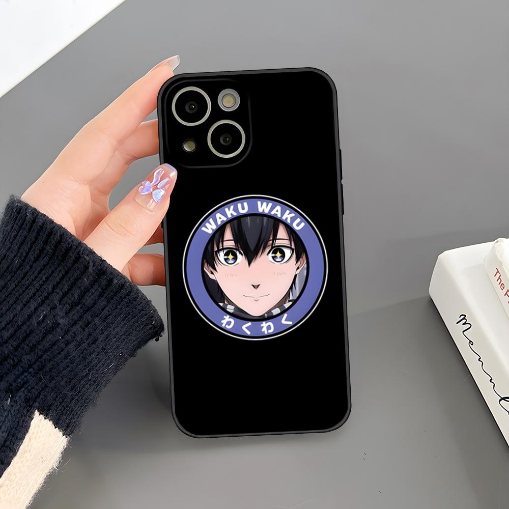 Чехол для телефона Аниме Blue Lock Для Iphone 16 Plus 15 14 Pro Max 13 Mini 11 12 Xr X Xs 6 7 8 SE Plus Задняя крышка