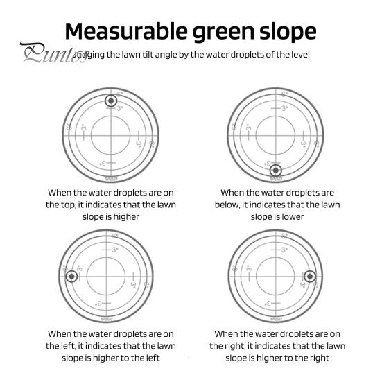 2 шт., магнитный зеленый ридер для гольфа с зажимом для шляпы, компактный размер, легкий портативный пузырьковый уровень, высокоточный зеленый помощник для чтения, аксессуары для гольфа