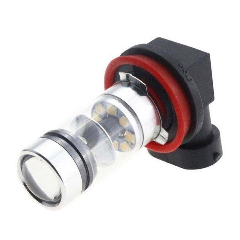 2шт H8/H11 3030 100W 20LED высокой мощности автомобильные противотуманные фары DRL лампы белого цвета