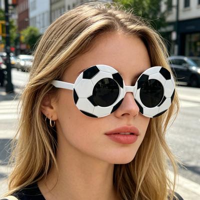 Футбольные Party Очки Декоративные Легкие Очки Забавный Привлекающий Внимание Стиль Вечеринка Аксессуары для Футбольного Матча