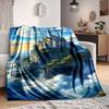 1Pc Castle Sky Blanket Soft And Comfortable Casual Warm Camping Travel Christmas Halloween Xmas Gift M924268