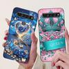 Для LG K41S K51S 2020 Элегантный Чехол для Телефона с Цветочным Котом, Для LG K41S K51S LM-K410 LM-K510 Черный Силиконовый Мягкий Чехол