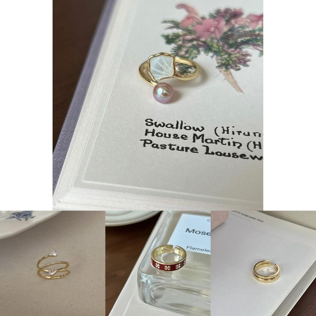 Elegant French Iris Violet Enamel Drop Oil Zircon Ring For Women Fashion Accessory