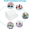 1 Set Nail Polish Organizer 72 Bottles of  Multilayer Acrylic Display Rack Storage Rack, Clear Essential Oil Stand Holder, Sunglasses