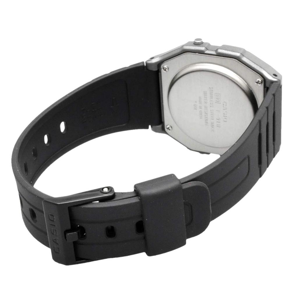 Casio Unisex Quartz Watch F-91WM-1B Metallic Grey Cheap Casio [Parallel Import]