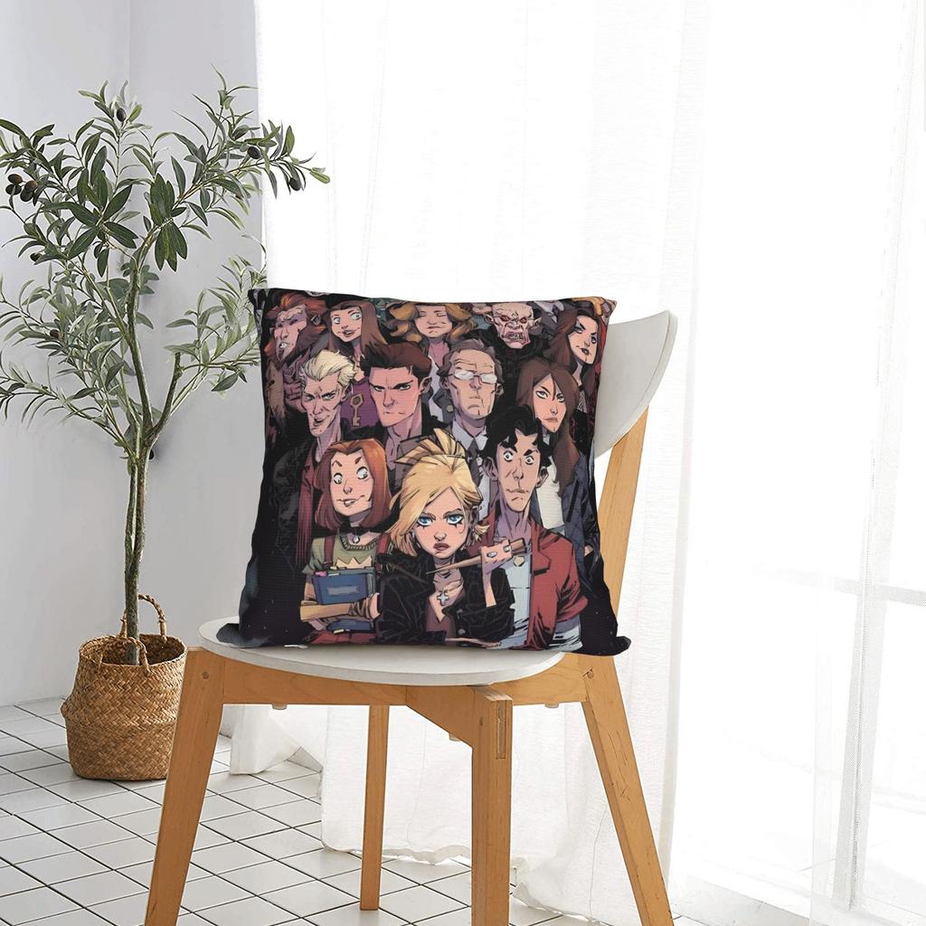 Pillow Case Buffys the V-Vampire Slayer Comfy Pillow Cover For Office Car Home Decor Cute Funny Pillowcases