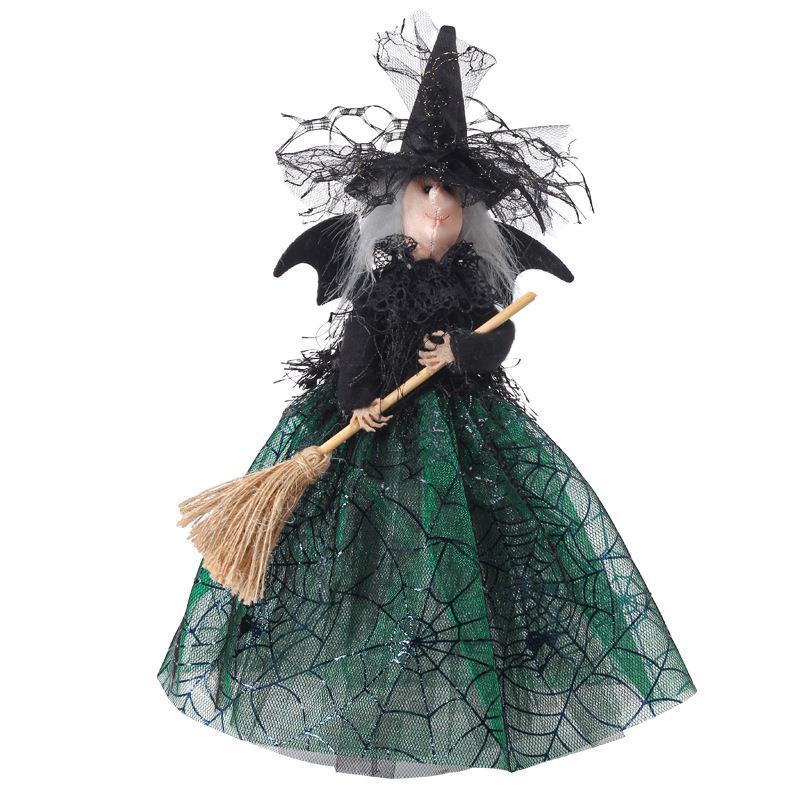 Halloween Decorations Ghost Festival Witch Doll Tree Top Star Desktop Decoration Doll Ornaments