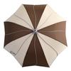 Large Flower Long Difficult To Get Piping Brown X [Chinoiserie Modern] Umbrella, Women's, Motif, Umbrella, Deep, Wet, (Dark Mocha)