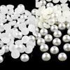 1000 шт., бусины из АБС-пластика с плоской задней частью, полукруглые свободные бусины, новый искусственный жемчуг, сделай сам, декоративный дизайн ногтей