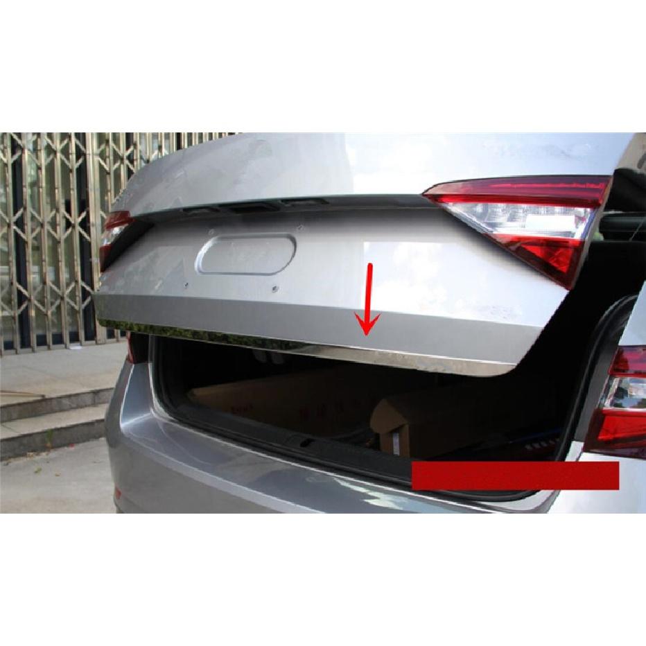 Стайлинг автомобиля для Skoda Superb 2016 2017 2018 автомобильные аксессуары Высокое качество задняя крышка багажника из нержавеющей стали