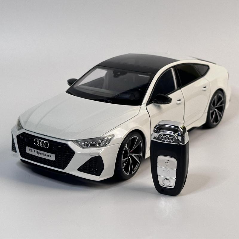 1:18 RS7 Sportback Четырехдверное купе Машинка на радиоуправлении Литой из сплава Модель автомобиля Хобби Коллекционирование Декоративные подарки Коробка для парня