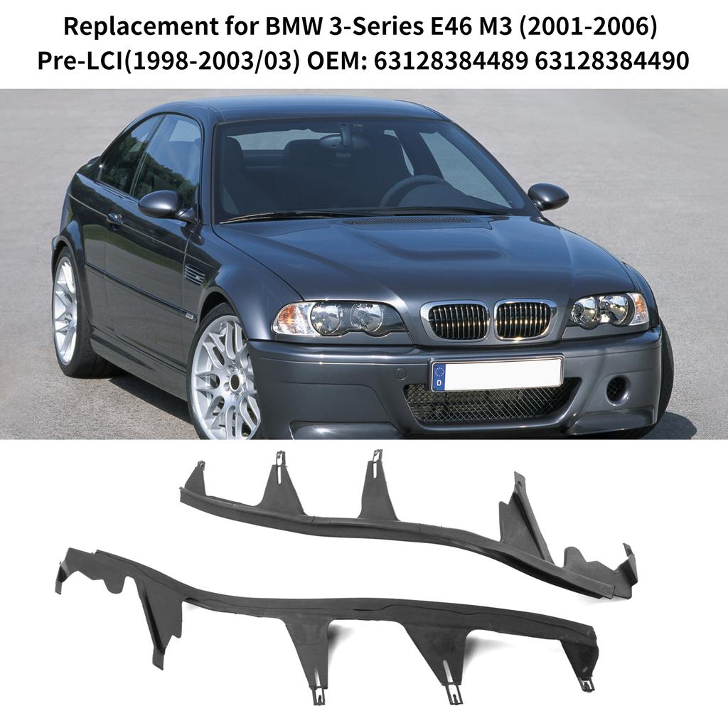 Накладка на фару, замена левой и правой накладки на фару для BMW 3-Series E46 M3 (2001-2006)