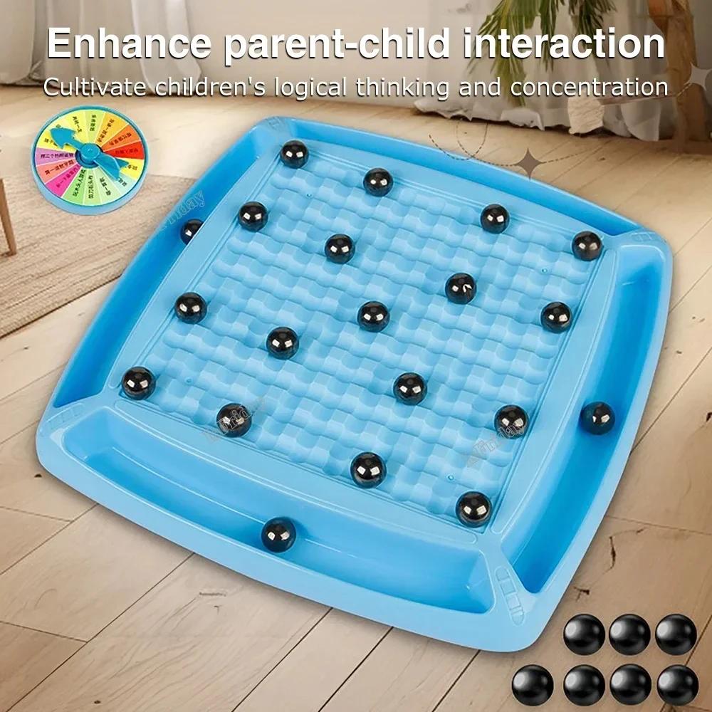 Магнитная игра в шахматы, интерактивный магнитный набор настольных игр, детские развивающие игрушки, забавная настольная магнитная игра для детей и взрослых