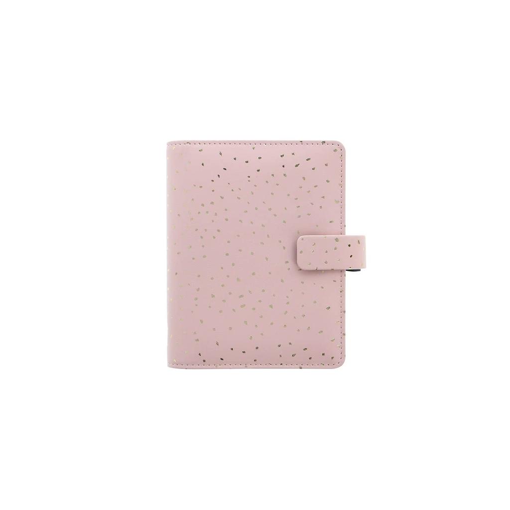 Filofax Confetti Small Rose Quartz Planner (028725), Officially Imported, Mini 6
