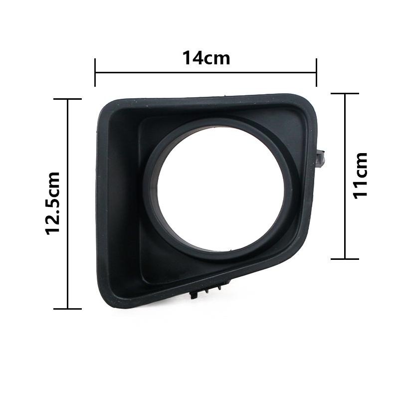 For Toyota Tundra 2014- Car Front Bumper Fog Light Lamp Frame Cover Foglight Foglamp Trim Lid