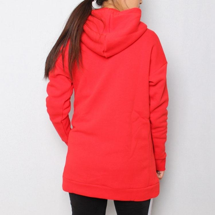 Adidas Sweatshirts Women's Light Scarlet Hooded Moderate Regular GH7807