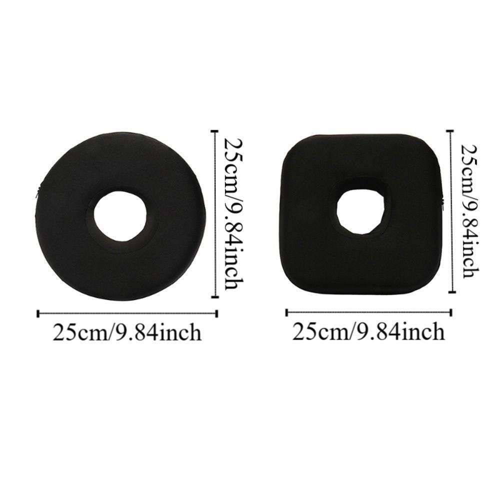 Foam Ear Piercing Pillow Hollow Design Detachable Pillowcase Ear Hole Donut Pillow Slow Rebound Washable Side Sleeper Pillow