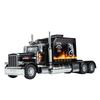 1/24 Американский тягач Peterbilt 389 Коллекционная модель Декорация Литая модель из сплава Игрушки со звуком и светом Для детей Рождественские подарки