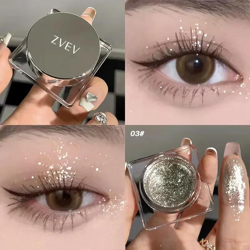 Monochrome Glitter Eyeshadow Shiny Diamond Eye Shadow Palette Highlighter Powder Shimmer Bright Earth Color Eye Makeup Cosmetics