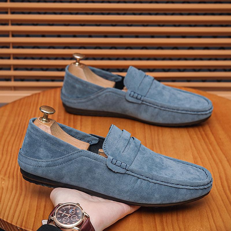 New men's trendy Doudou shoes driving one pedal lazy shoes four seasons versatile casual loafers