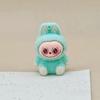 Three-dimensional Flocking Keychain Pendant Cute Bag Accessories Doll Cartoon Ornament