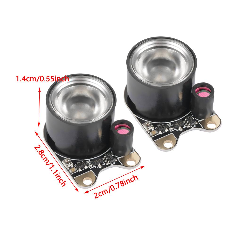 1 Pair LED Fill Lights For Raspberry Pi 3 2 B+ Infrared 850IR Night Vision Camera Module