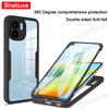 360 Полная защита корпуса Прозрачный чехол Shelluxe для Redmi A1 A1+ для Xiaomi Redmi A2 Plus A2+ Силиконовый двусторонний чехол для телефона