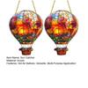 1/2Pcs Hot Air Balloon Sun Catcher Tough Acrylic Sunlight Reflection Catcher Room Decor