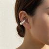Golded C-shaped Ear Clip Imitation Pearl Gold Jewelry Elegant C Shape Ear Cuff  Jewelry