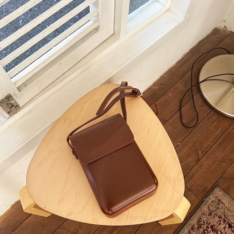 2025 Универсальная японская и корейская ретро сумка кроссбоди для монет и телефона для мужчин и женщин