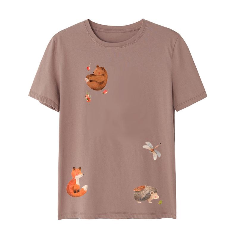 Наклейки на одежду в стиле бохо с животными, нашивки, футболки, толстовки, термопресс, аппликации, наклейки на одежду, термоклей