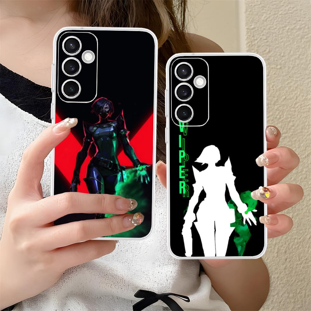 Чехол Valo Viper для Samsung Galaxy S25 S24 S23 S22 S21Plus FE Ultra Мягкий ТПУ Прозрачный Ударопрочный Чехол