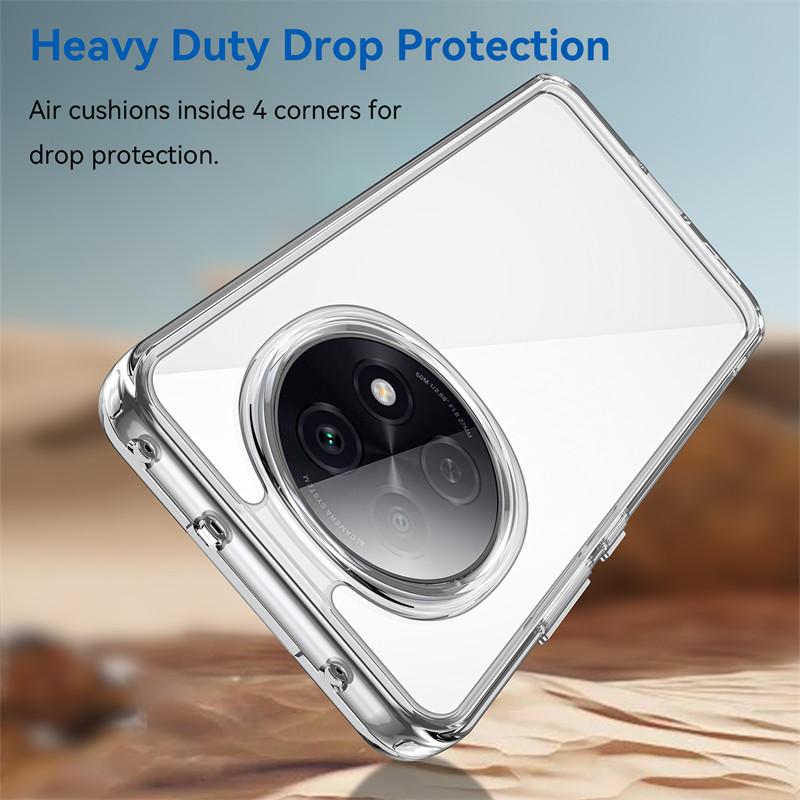 Для OPPO A5 Pro Чехол для OPPO A5 Pro Чехол Funda Ударопрочный прозрачный PC + TPU силиконовый защитный чехол для телефона на заднюю панель для OPPO A5 Pro