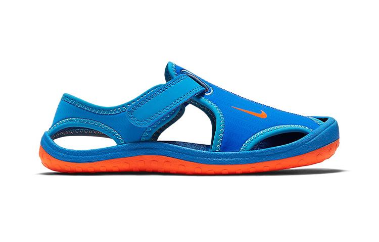 Nike Sunray Protect 2 Children's Sandals Blue Orange Children Aged 3 7 Years Old 344926-418