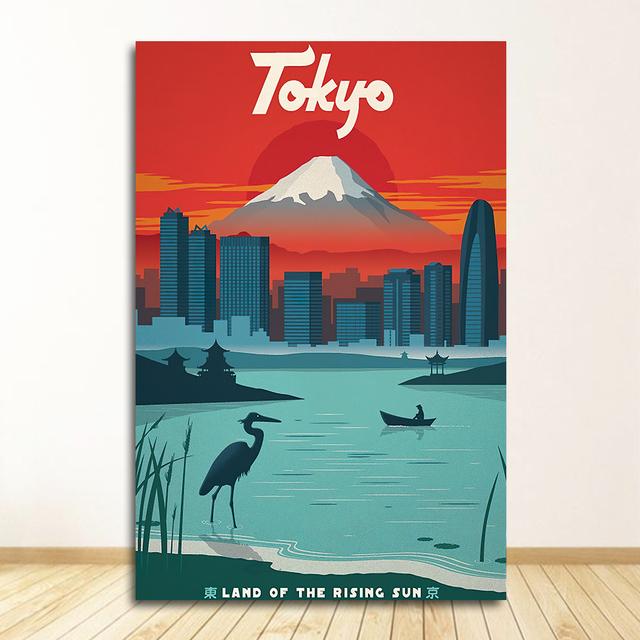 Отпечатки, настенное искусство, холст, живопись, домашний декор, Бангкок, Тель-Авив, Европа, тур по городу, путешествия, пейзажи, винтажный пейзажный постер