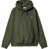 Carhartt WIP Американская толстовка с капюшоном и свободной карман-кенгуру Регулируемый капюшон Длинный рукав Пуловер Унисекс толстовка Зеленая I028279-2BR-XX