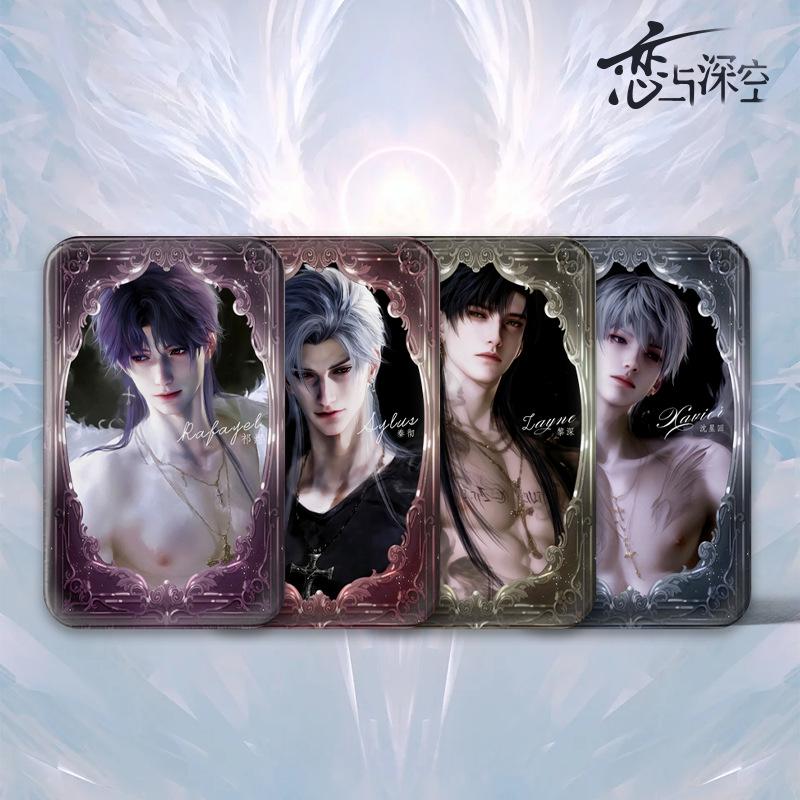 2025 1/4 шт. Любовь и Глубокий космос Стилус Рафаэль Зейн Ксавье Аниме Квадратный значок Эмблема Сплав цинка Брошь-перо Мультяшные подарки