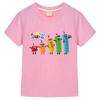 T Print For Shirt Numberblocks Kids Boy 10 Years One Piece Cartoon Tshirt Summer Cotton Short Tops Kawaii Y2k Kids Clothes Girl