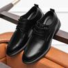 Oxford Leather Shoes Men Lace Up Black Casual Business Shoes Men Office Shoes Men Flats Zapatos De Hombre Chaussure De Homme