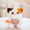 20/25 см Мультяшная плюшевая игрушка Животное Шеф-повар Набитая Кавайная Слюнявчик Слон Барашек Цыпленок Слон Пингвин Свинья Кукла Компаньон Плюшевая Игрушка Подарок