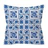 Blue White Porcelain Print Cushions Case Bohemian Style Mandala Geometry Pillows Case Modern Fashion Sofa Chairs Throw Pillows