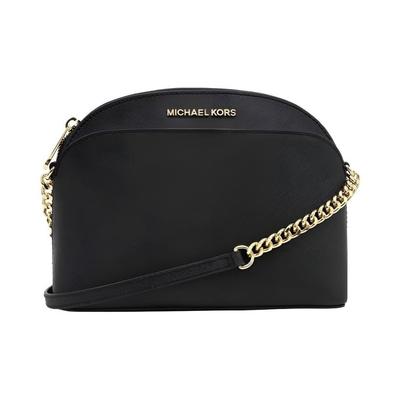 MK Jet Set Сумка-ракушка на молнии с цепочкой Crossbody Женские сумки Черный 35S9GTVC2L-BLACK