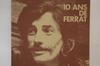 LP Record JEAN FERRAT - 10 Ans De Ferrat 8000110 BARCLAY 1973 France Pop Used