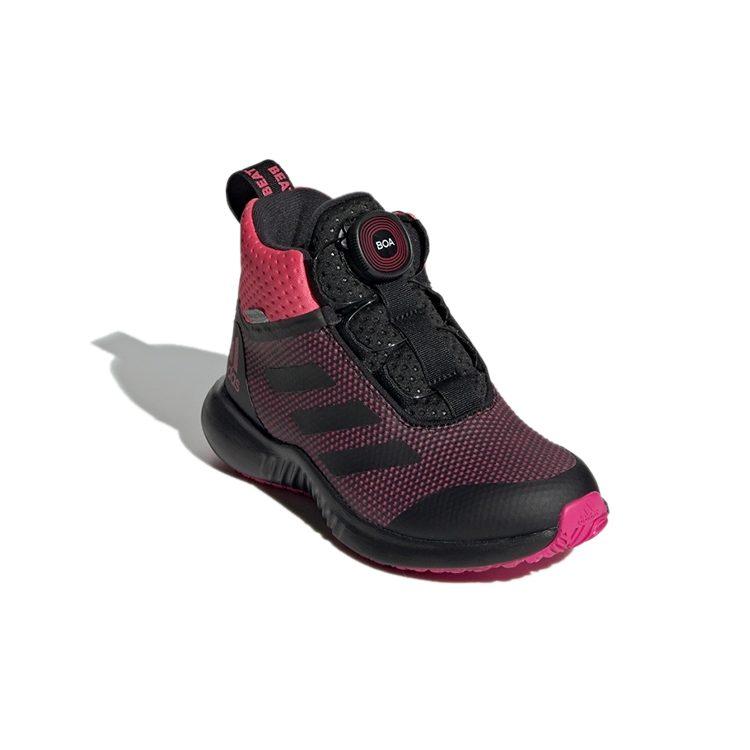 adidas Fortatrail X Boa Btw K Термо Высокие Детские Беговые Кроссовки Черно-Розовые Детские G27558