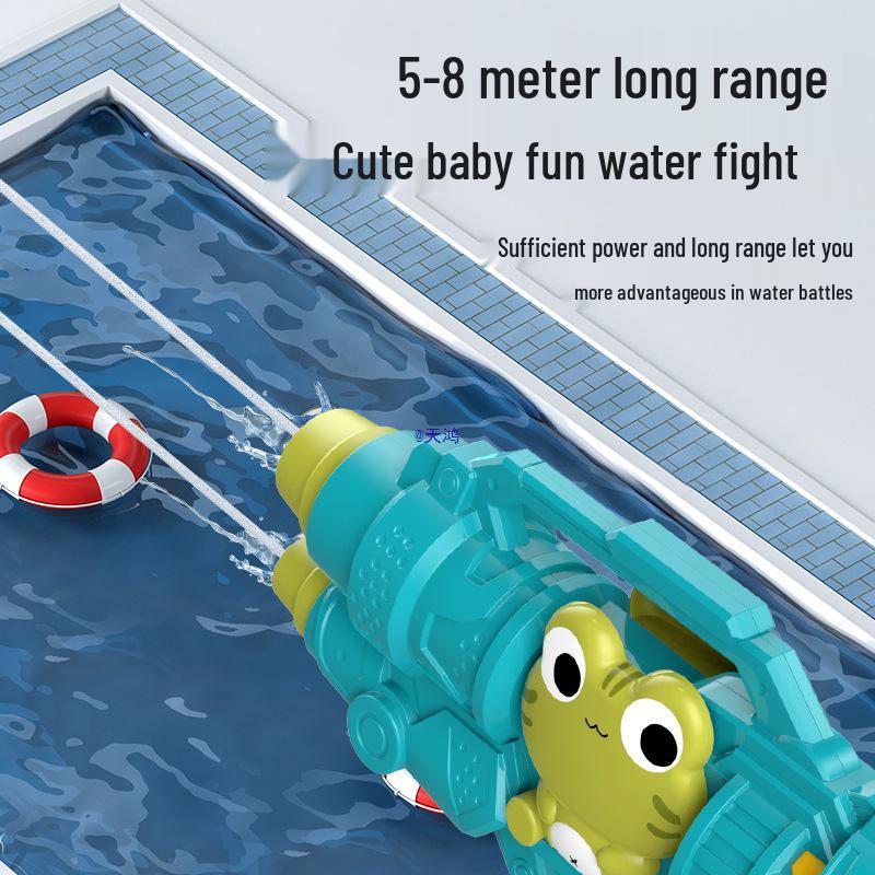 Детский игрушечный водяной пистолет: Водяной пистолет большой емкости с помповым механизмом для мальчиков и девочек для игр с водой